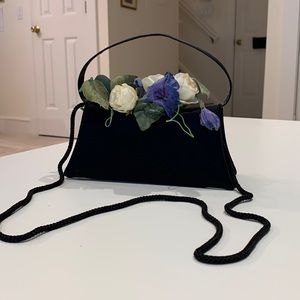 Lord & Taylor mini cocktail bag. May be worn as shoulder bag. 8 In.